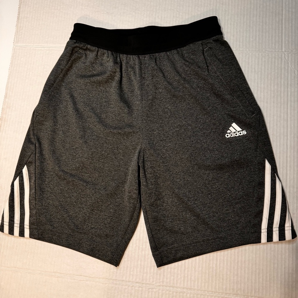 Adidas Men's Charcoal Gray AeroReady Axis Athletic Shorts